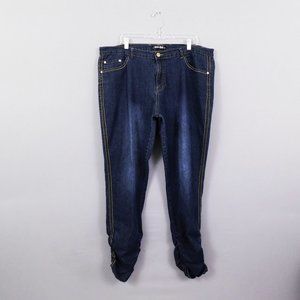 Drama‎ Gold Women Jeans Dark Blue 18